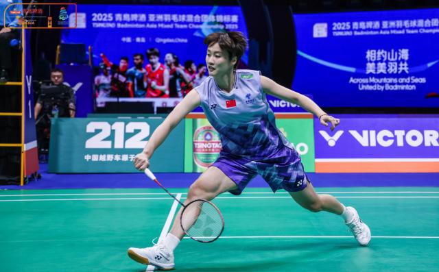 开云-陈雨菲回归首秀逆转取胜 助国羽晋级亚混团八强